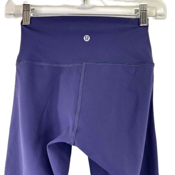 Lululemon Purple Wunder Train High Rise 25" Leggings Size 4 - Picture 4 of 5